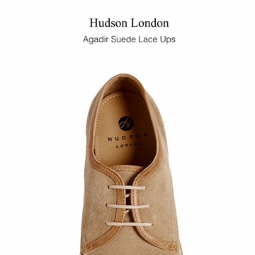 Hudson London | New In Box Agadir Suede Lace Up Loafer Size 9 Men’s Nwt — image 5 of 8